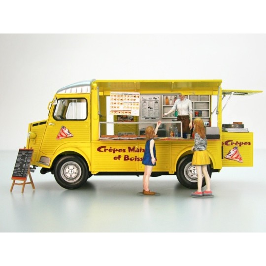 25013-Citroen Type H "Mobile Crepe" 1/24 Ebbro - 25013