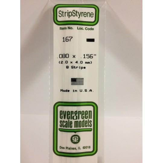 Wand 2.0x4.0x350mm Ref: 167 - Evergreen - S1370167 S1370167-Wand 2.0x4.0x350mm Ref: 167 - Evergreen - S1370167