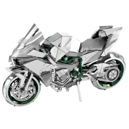 Kawasaki Ninja H2R Motorcycle Premium Series Metal Earth Metal Earth ICX021 - 1