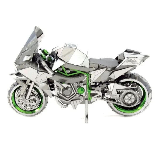 Kawasaki Ninja H2R Motorcycle Premium Series Metal Earth Metal Earth ICX021 - 3 ICX021-Kawasaki Ninja H2R Motorcycle Premium Series Metal Earth - ICX021