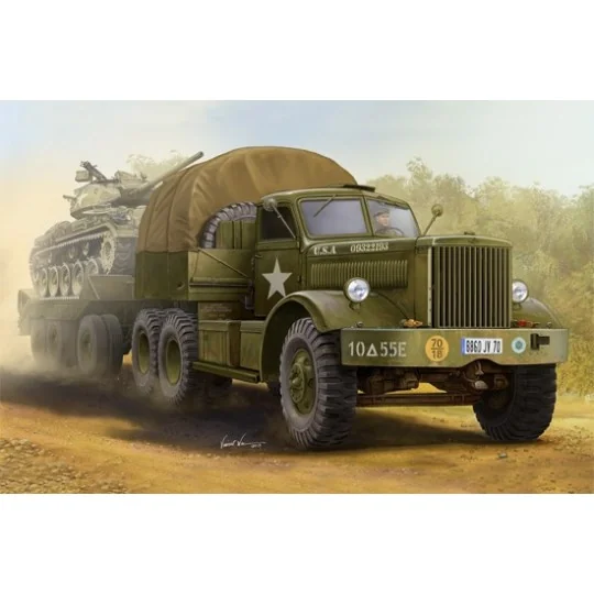 M19 trolley truck with tank carrier trailer 1/35 I Love Kit Hobby Boss 63501 - 1 63501-M19 trolley truck with tank carrier trailer 1/35 I Love Kit - 63501