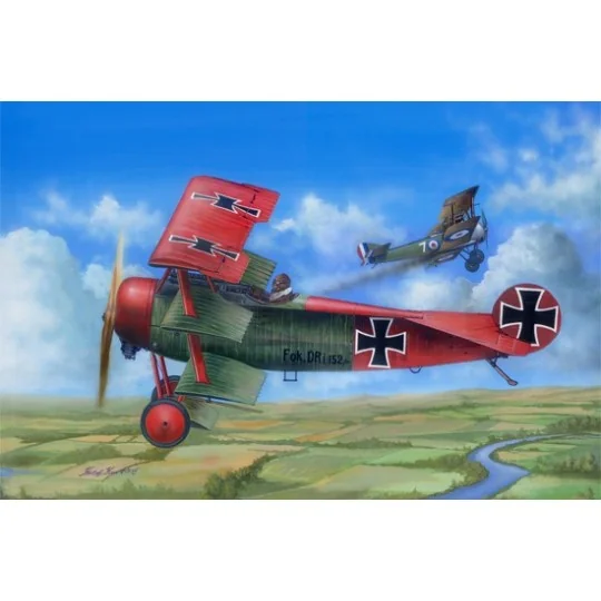 62403-Fokker Dr.I 1/24 I Love Kit aircraft model