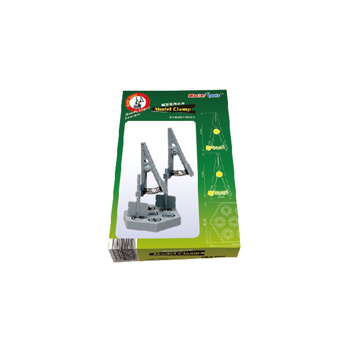 2 pinces de serrage sur socle Master Tools  09914 - 1