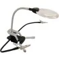 55669-Troisième main avec loupe lumineuse, pinces flexible Excel - 55669