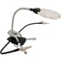 55669-Troisième main avec loupe lumineuse, pinces flexible Excel