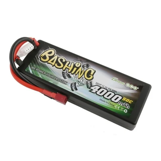 Li-Po 4000mAh 60C 3S 11.1V coqué (Dean) Gens ACE Bashing Gens ACE GE3-4000-3D-60 - 1 GE3-4000-3D-60-Li-Po 4000mAh 60C 3S 11.1V coqué (Dean) Gens ACE Bashing - GE3-4000-3D-60