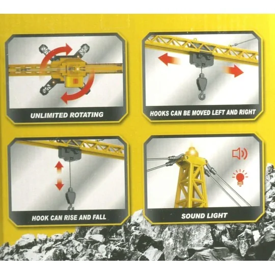 Grue RC 1/14 2.4Ghz - HuiNa HuiNa Toys CY1585 - 2 CY1585-Grue RC 1/14 2.4Ghz - HuiNa - CY1585