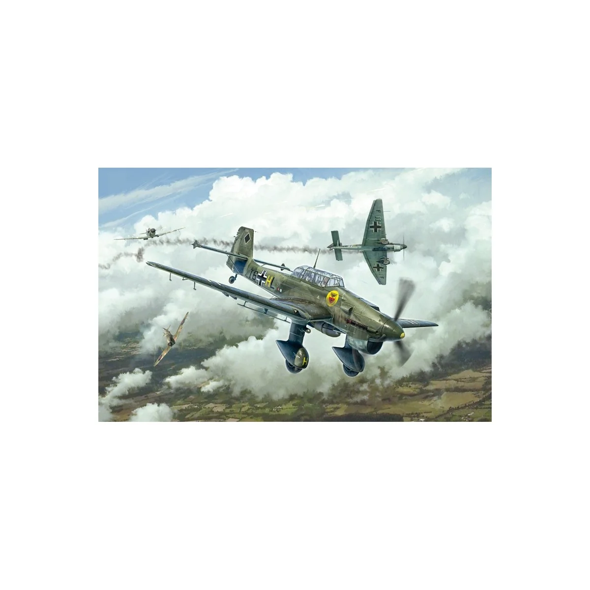 Junkers Ju87B Stuka Bat. England 1/48 Italeri Italeri I2807 - 1