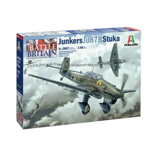 Junkers Ju87B Stuka Bat. England 1/48 Italeri Italeri I2807 - 2 I2807-Junkers Ju87B Stuka Bat. England 1/48 Italeri - I2807