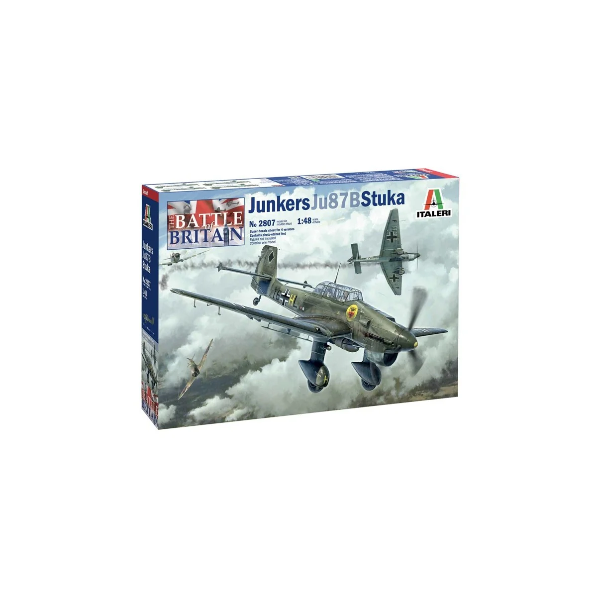 Junkers Ju87B Stuka Bat. England 1/48 Italeri Italeri I2807 - 2 Junkers Ju87B Stuka Bat. England 1/48 Italeri Italeri I2807 - 2