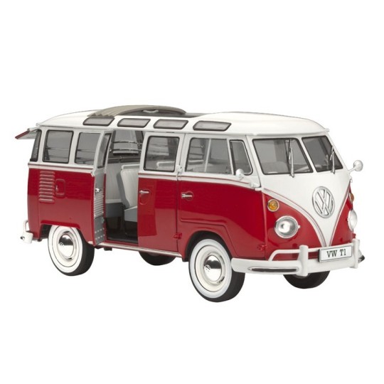 67399-Combi Volkswagen T1 Samba Bus 1/24 + peintures Revell