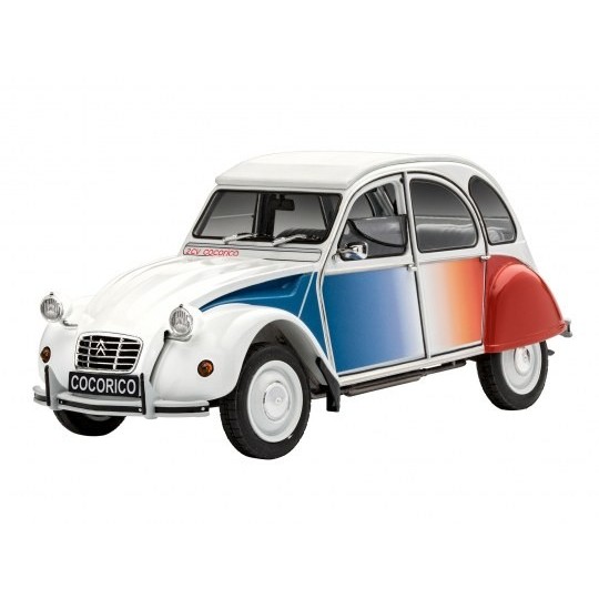 67653-Citroen 2 CV Cocorico 1/24 - Revell paintings
