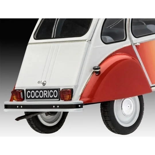 Citroen 2 CV Cocorico 1/24 - Revell paintings Revell 67653 - 3 67653-Citroen 2 CV Cocorico 1/24 - Revell paintings - 67653