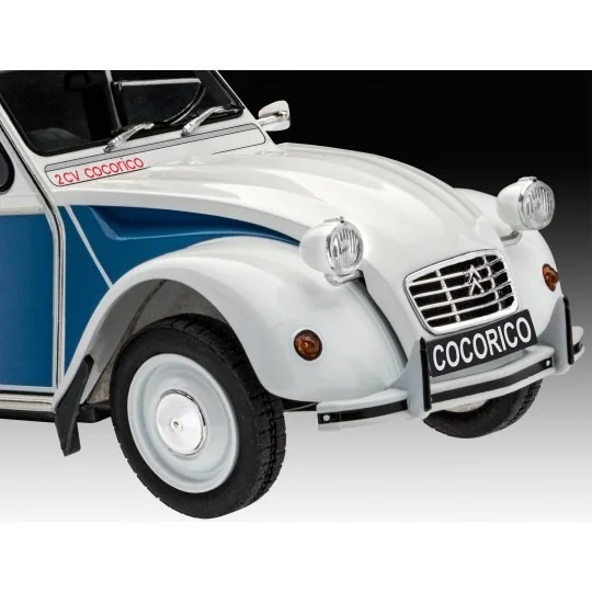 Citroen 2 CV Cocorico 1/24 - Revell paintings Revell 67653 - 4 67653-Citroen 2 CV Cocorico 1/24 - Revell paintings - 67653