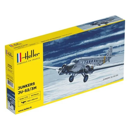 Junkers Ju-52/3m 1/72 Heller Heller 80380 - 1 HEL-80380-Junkers Ju-52/3m 1/72 Heller - HEL-80380