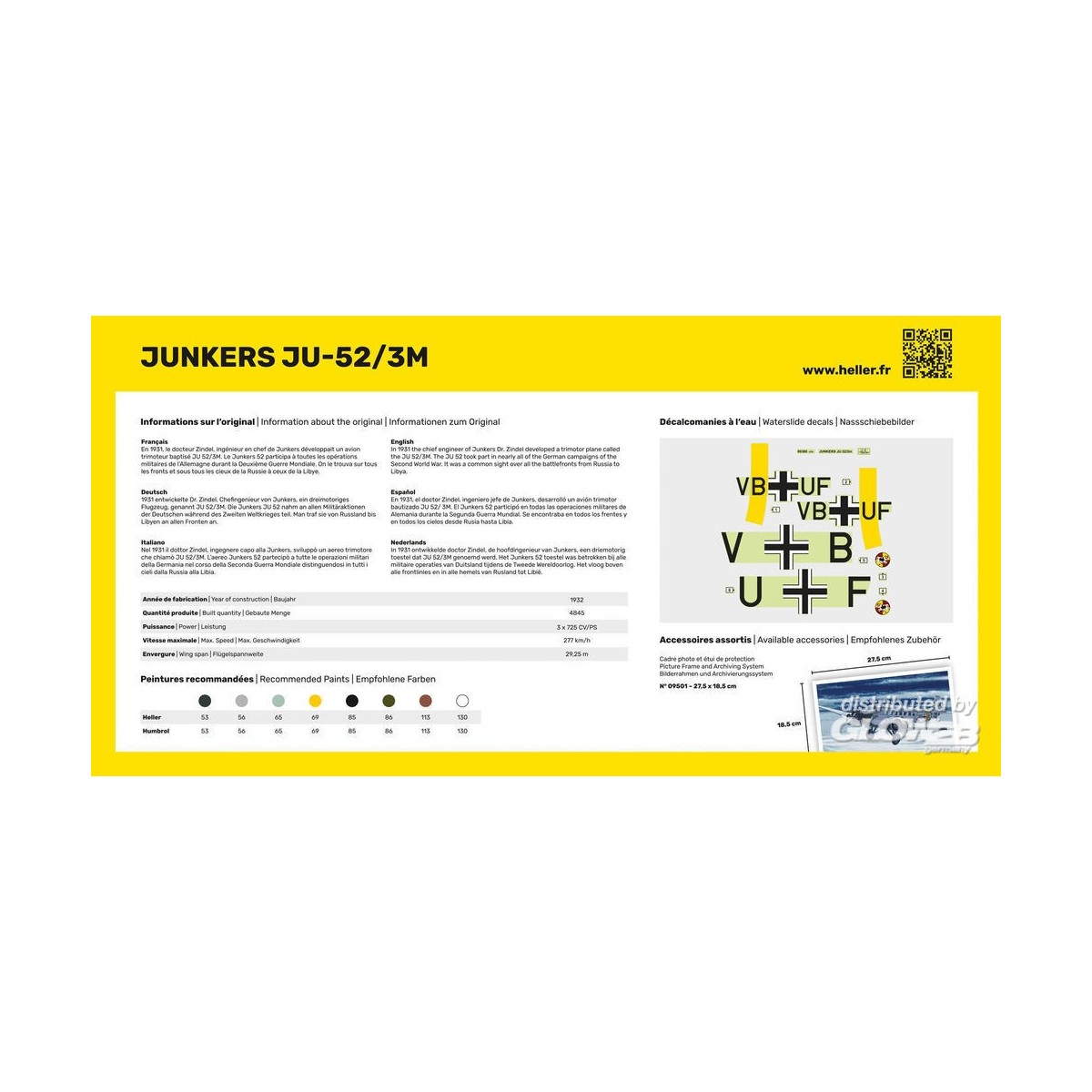Junkers Ju-52/3m 1/72 Heller Heller 80380 - 2