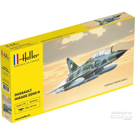 HEL-56321-Mirage 2000 N 1/72 Heller + colle et peintures - HEL-56321