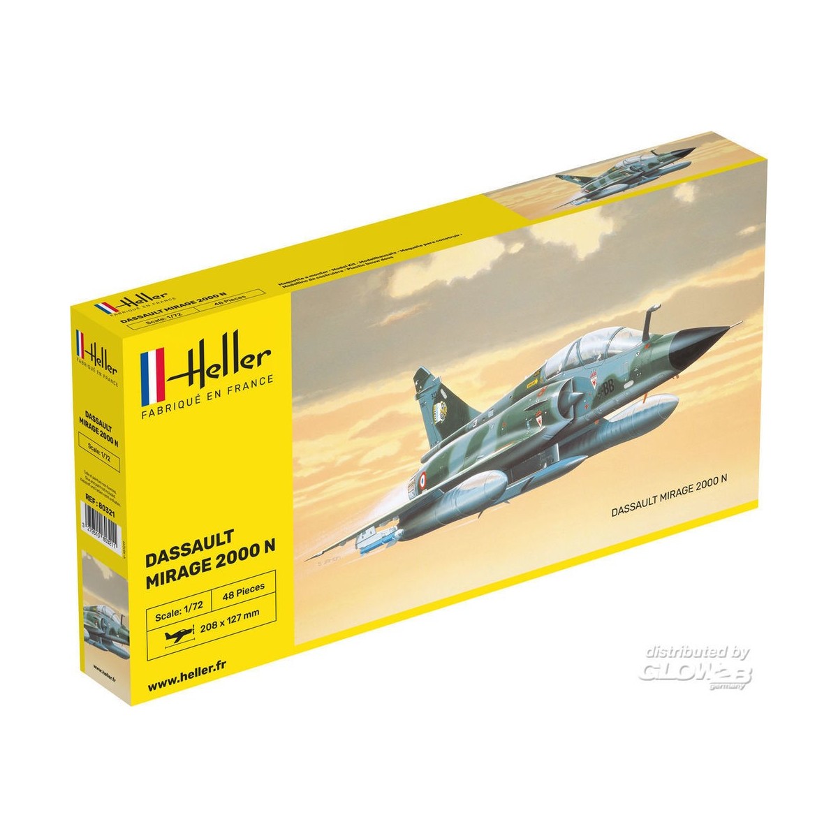 Mirage 2000 N 1:72 Heller - glue and paints Heller HEL-56321 - 1