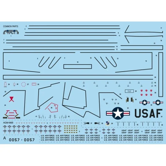 I1442-Aircraft B-52H Stratofortress 1:72 Italeri