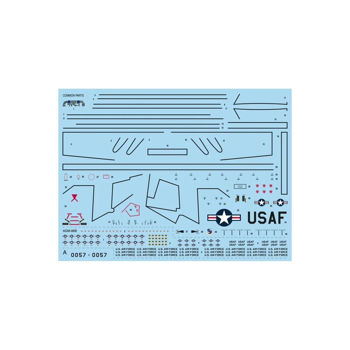 Avion B-52H Stratofortress 1/72 Italeri Italeri I1442 - 3