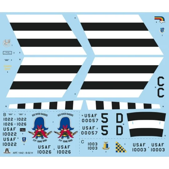 I1442-Aircraft B-52H Stratofortress 1:72 Italeri