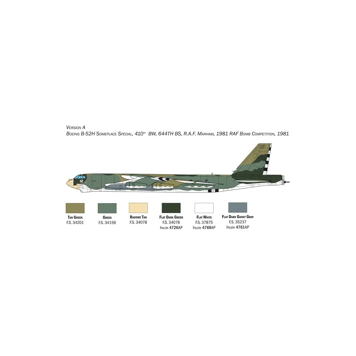 Avion B-52H Stratofortress 1/72 Italeri Italeri I1442 - 5 Avion B-52H Stratofortress 1/72 Italeri Italeri I1442 - 5