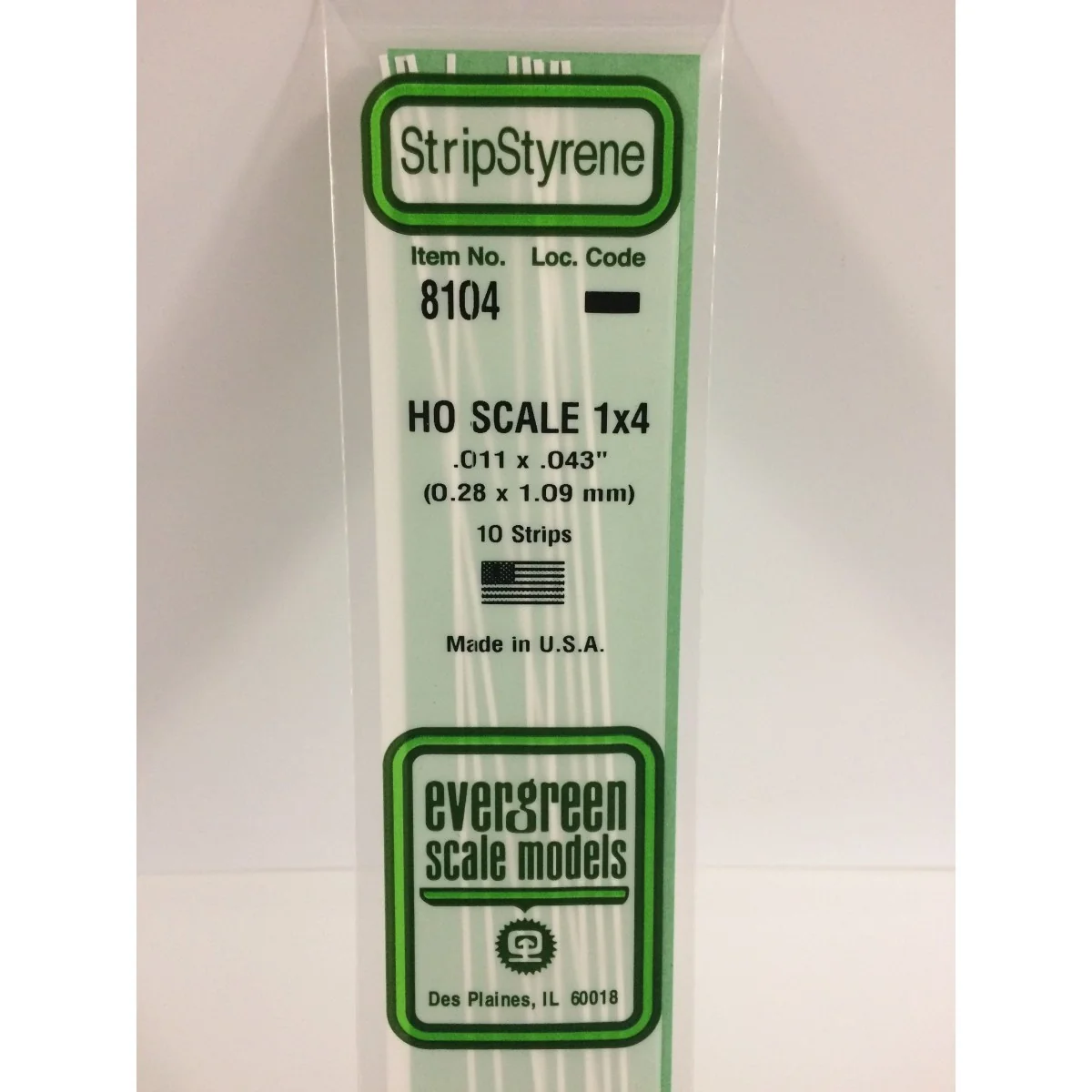 Wand HO 0.3x1.1x350mm Ref: 8104 - Evergreen - S1378104
