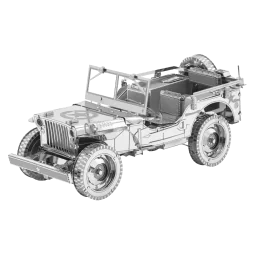 Iconx Willys Overland Metal Earth Jeep Military Vehicle Metal Earth ICX139 - 1