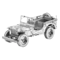 ICX139-Iconx Véhicule militaire Jeep Willys Overland Metal Earth - ICX139