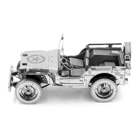 ICX139-Iconx Véhicule militaire Jeep Willys Overland Metal Earth - ICX139