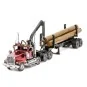 ICX136-Iconx Western Star 4900 Logging Truck with Metal Earth Trailer - ICX136