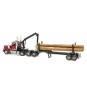 ICX136-Iconx Western Star 4900 Logging Truck with Metal Earth Trailer - ICX136