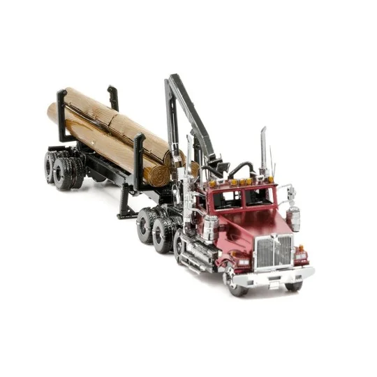 ICX136-Iconx Camion grumier Western Star 4900 avec remorque Metal Earth - ICX136