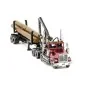 ICX136-Iconx Western Star 4900 Logging Truck with Metal Earth Trailer - ICX136