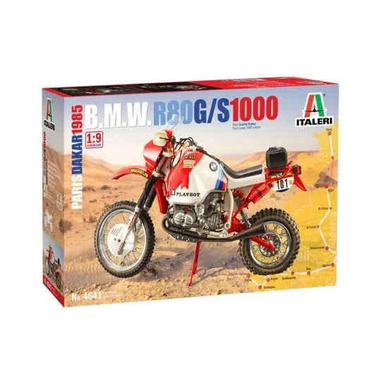 I4641-BMW R80G/S Paris Dakar 1985 1/9 Italeri