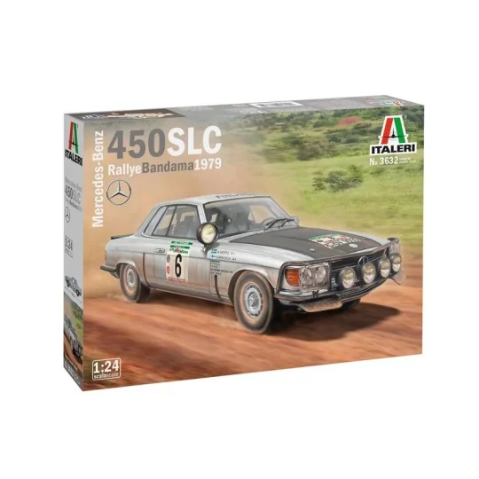 I3632-Mercedes 450 SLC Bandama Rally 1/24 Italeri - I3632