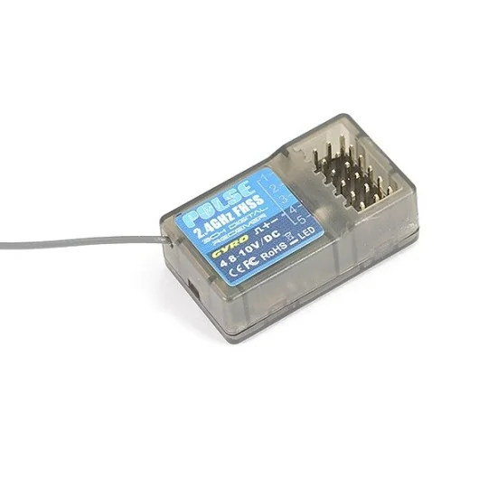 ET1162G-Récepteur Pulse FHSS avec GYRO pour EX6G 2.4Ghz 6Ch Etronix - ET1162G