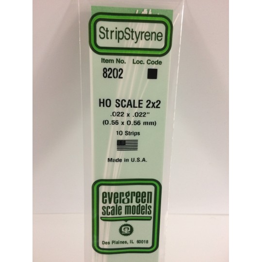 S1378202-Baguette HO 0.6x0.6x350mm Ref : 8202 - Evergreen - S1378202