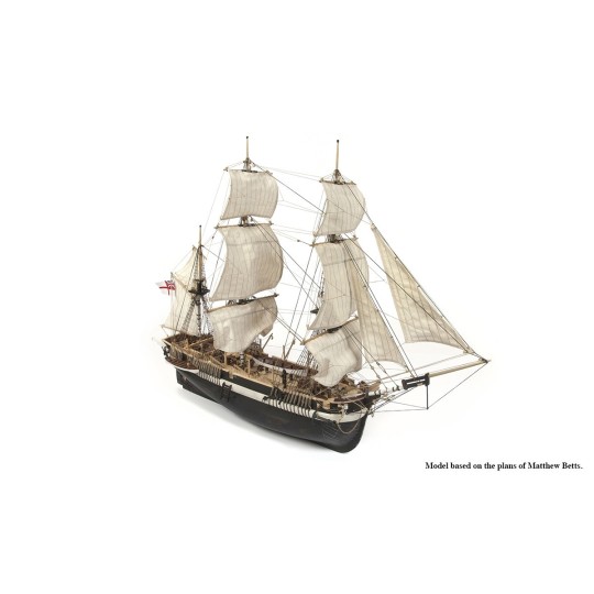 12004-Ship HMS Terror 1/75 Kit Construction Wood OcCre