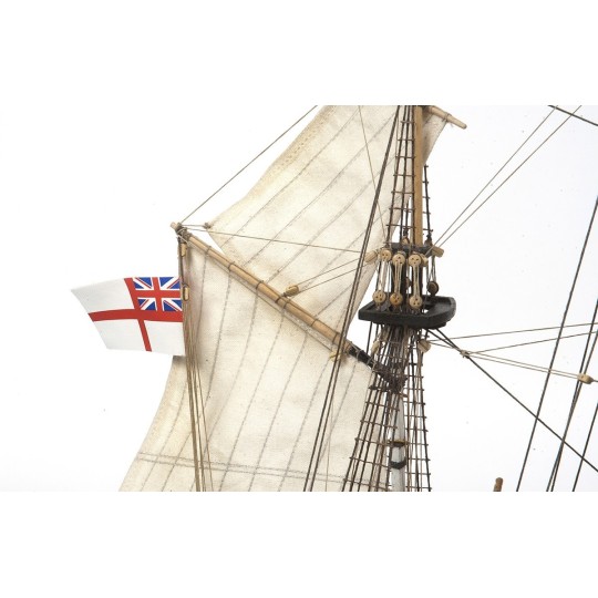 12004-Ship HMS Terror 1/75 Kit Construction Wood OcCre