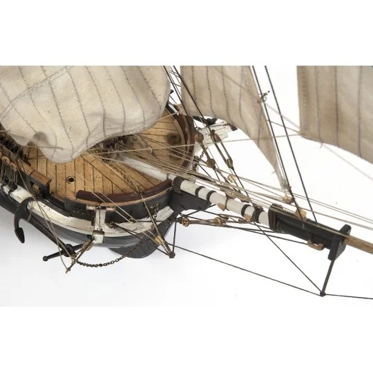 12004-Ship HMS Terror 1/75 Kit Construction Wood OcCre