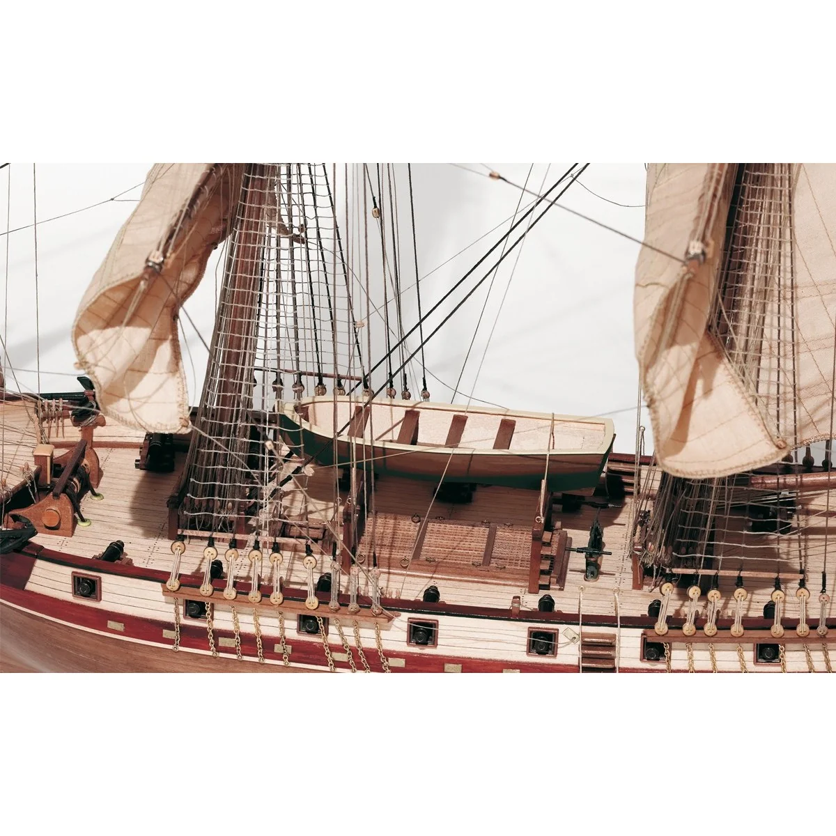 Corsair Boat 1/80 OcCre Wood Construction Kit OcCre 13600 - 5 Corsair Boat 1/80 OcCre Wood Construction Kit OcCre 13600 - 5