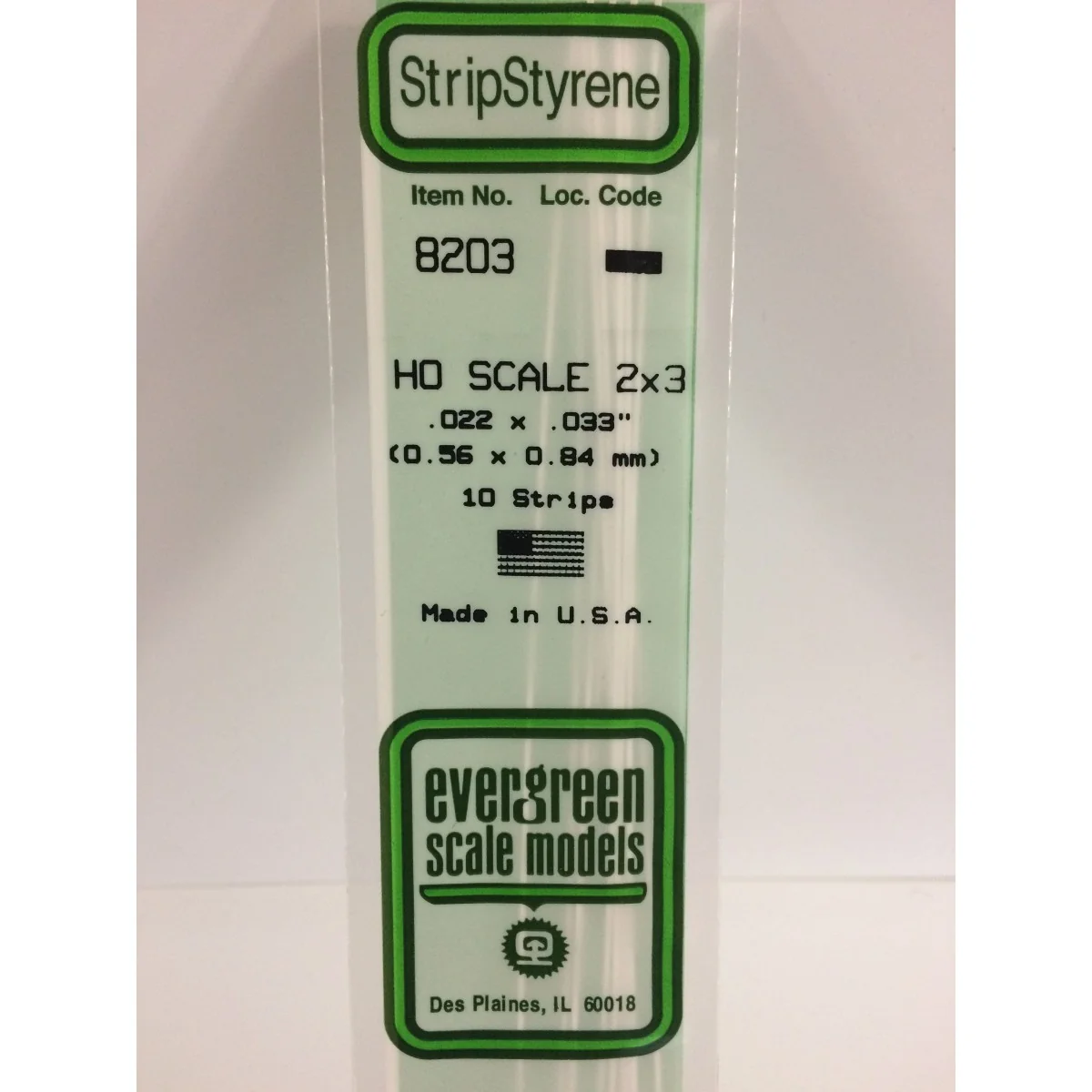 Wand HO 0.6x0.8x350mm Ref: 8203 - Evergreen - S1378203