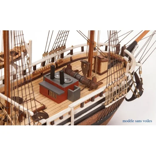 12006B-Boat Essex 1/60 (without sails) Kit construction wood OcCre