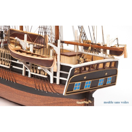 12006B-Boat Essex 1/60 (without sails) Kit construction wood OcCre