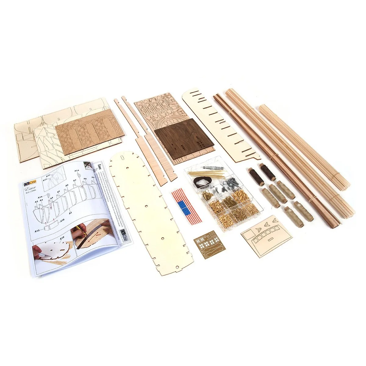 Bateau Essex 1/60 (sans voiles) kit construction bois OcCre OcCre 12006B - 16