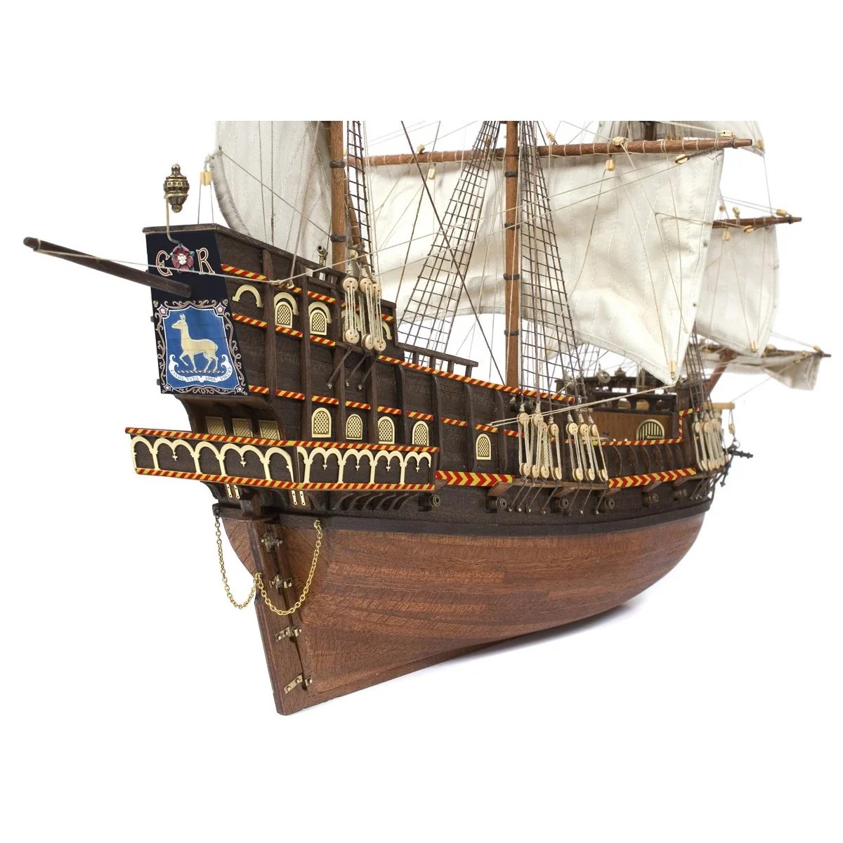 Boat Golden Hind 1/85 Kit Construction Wood OcCre OcCre 12003 - 4 Boat Golden Hind 1/85 Kit Construction Wood OcCre OcCre 12003 - 4