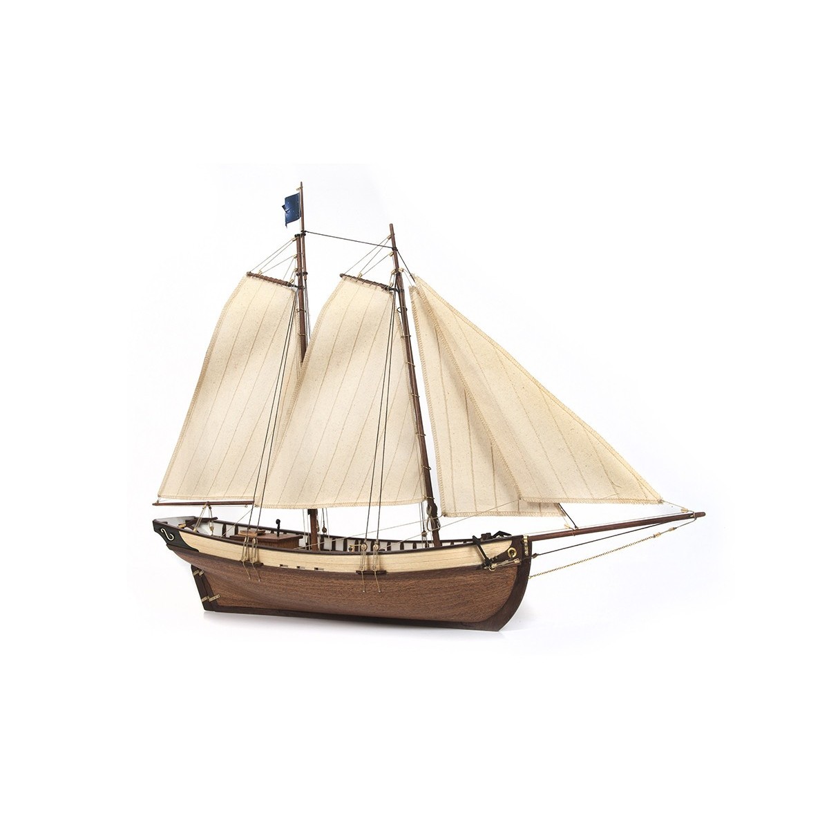 Polaris 1/50 boat with Ochre wood construction kit OcCre 12007 - 3