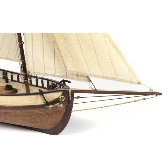 Polaris 1/50 boat with Ochre wood construction kit OcCre 12007 - 7 12007-Polaris 1/50 boat with Ochre wood construction kit - 12007