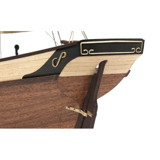 12007-Polaris 1/50 boat with Ochre wood construction kit - 12007